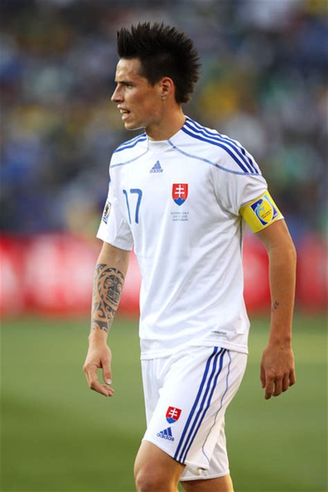 At the initial phase of his football profile. Marek Hamsik Photos Photos - Slovakia v Italy: Group F ...