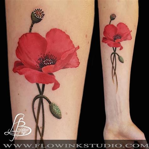 Poppy Tattoo By Lainey Limited Availability At Revival Tattoo Studio
