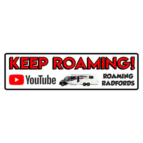 Keep Roaming Bumper Sticker