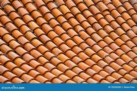 Asian Brown Ceramic Roof Tiles Texture Stock Photo Image Of Shine