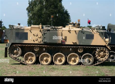 Fv432 British Army Armoured Personnel Carrier In Desert Camouflage