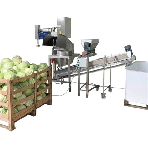 Commercial Vegetable Processing Line S55 Industrial Shredding
