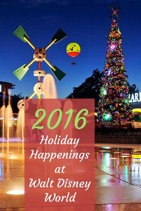 Winter Holidays At Walt Disney World Whats New In 2016