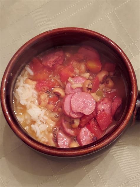 Gluten Free Black Eyed Pea And Smoked Sausage Soup Recipe Sandy Kirby