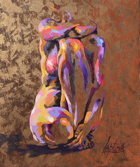 Sun In Me Painting Nude Girl Painting By Viktoria Lapteva Artmajeur