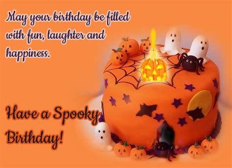 spooky halloween birthday wishes free happy birthday ecards 123 greetings