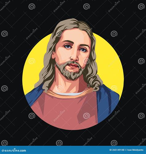 Illustration Of Jesus The Son Of God Editorial Stock Photo