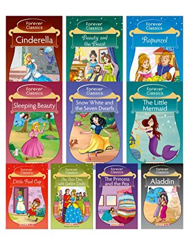 Princess Fairy Tales Set Of 10 Books Illustrated Cinderella