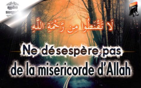 Ne désespère pas de la miséricorde d'Allah - Salafidunord