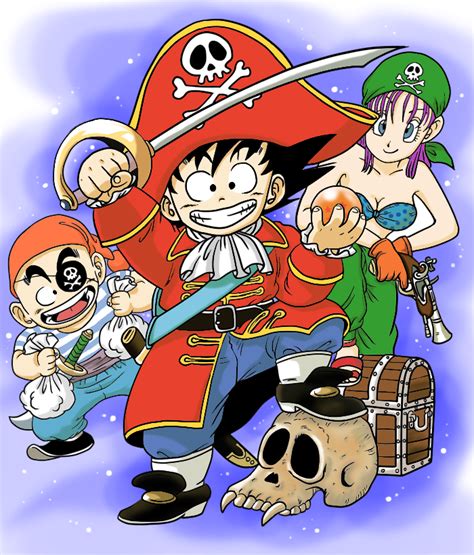 Son Goku Bulma And Kuririn Dragon Ball And More Drawn By Abale Danbooru