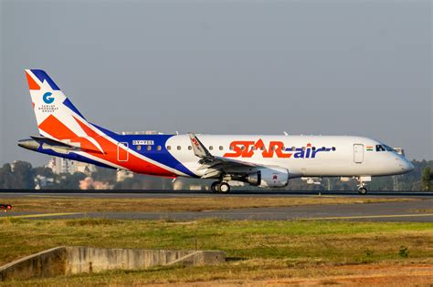 Star Air Operates Indias First Inaugural Flight Of New Embraer E175