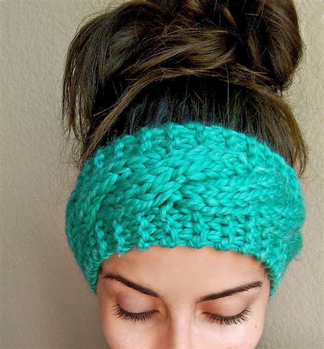 Post The Snugglery Chunky Cable Knit Headband The Snugglery