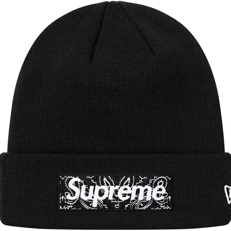 New Era Box Logo Beanie Fall Winter 2019 Supreme