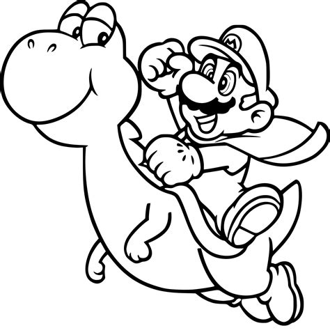 Coloriages à Imprimer Yoshi Numéro Ef0885a4