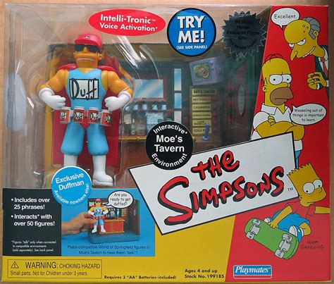 Simpsons World Of Springfield Moes Tavern Interactive Environment 2002 Action Figure