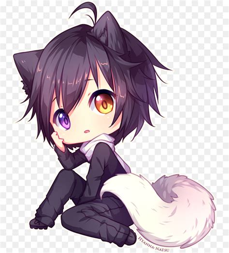 Cute Chibi Anime Wolf Boy Png Pngrow