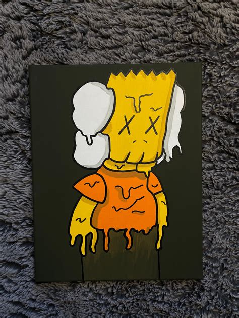 Bart Simpson X Kaws Etsy