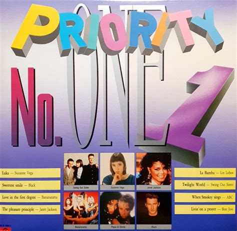 Priority No 1 1987 Vinyl Discogs
