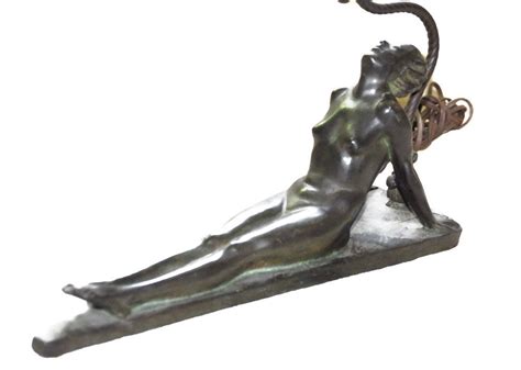 Art Deco Naked Woman Table Lamp By Electrolite