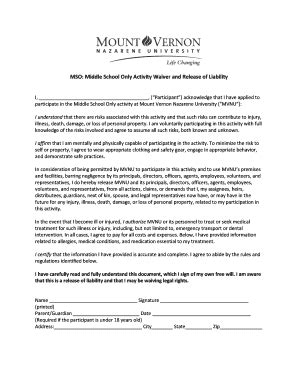 Please read through the important information regarding ship waiver in order to assist you in successfully submitting your waiver for. 18 Printable general release of liability form Templates ...