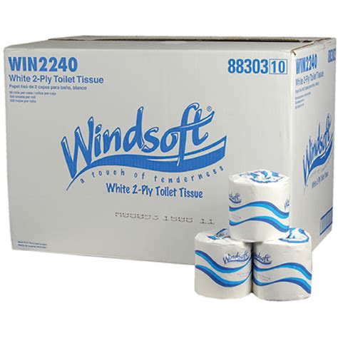 Windsoft® Regular Toilet Paper 2 Ply 500 Sheets Per Roll 96 Rolls