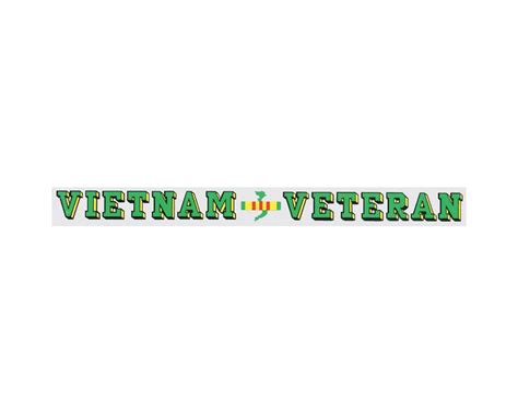 Vietnam Veteran Window Strip Decal