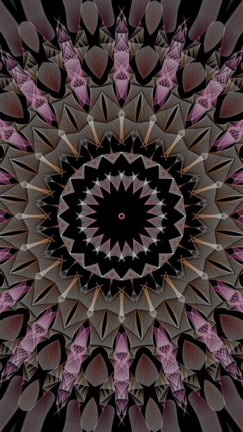 Download Wallpaper 938x1668 Mandala Circles Pattern Abstraction