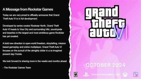 Gta 6rockstar Games Just Announced Something Huge Youtube