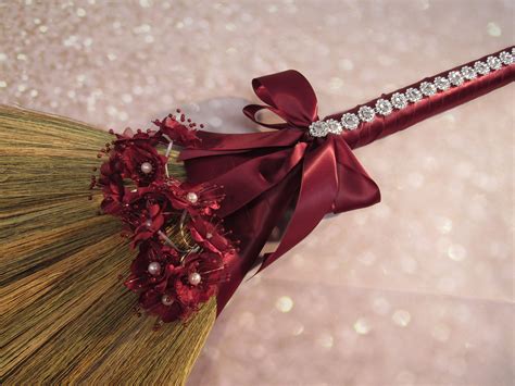 Wedding Jump Broom With Bling For Jumping The Broom Ceremony Etsy