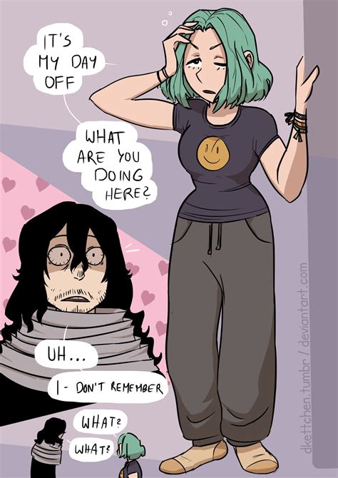 Joke In Sweatpants Exists Aizawa Yes I Imagine They’d Work Cases Together Back In The Day And