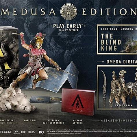 Assassins Creed Odyssey Medusa Edition Game Pass Compare