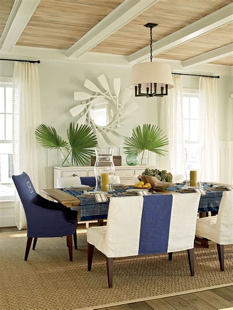 2011 Coastal Living Ultimate Beach House Dining Room Nautical Dining