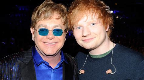 Elton John Told Ed Sheeran To Not Gain Weight During Break Because Hes