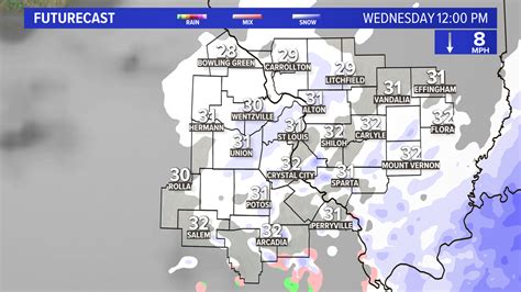 St Louis Could Get A Quick Hit Of Snow Wednesday Ksdk Com