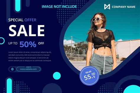 Sale Promotion Banner Template Vector Art At Vecteezy