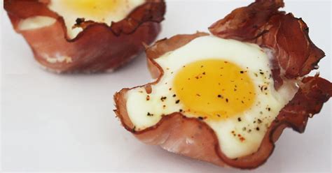 Baked Eggs In Ham Cups Popsugar Fitness
