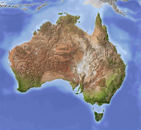 Австралия фото материка на карте