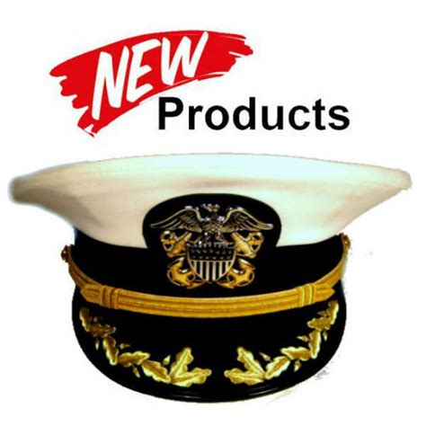 Us Navy Commander Captain Rank White Hat Cap Authentic New All Sizes