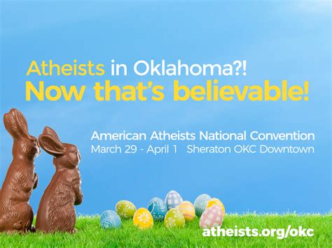 Atheists Launch Easter Bunny Billboard For Okc Convention American