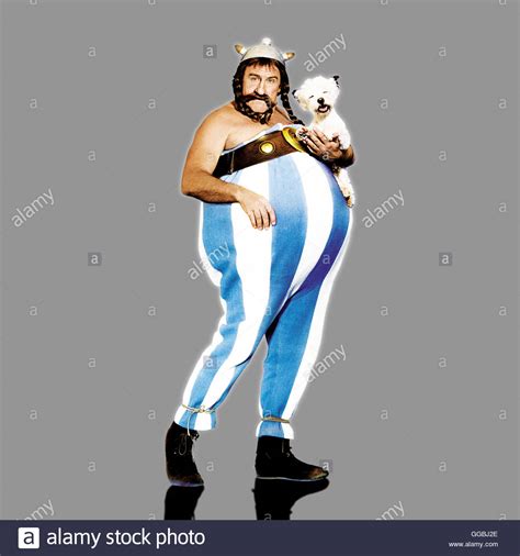 Gérard depardieu played the role of obelix in the 2008 film asterix at the olympic games. Asterix bei den Olympischen Spielen / Obelix (GERARD ...