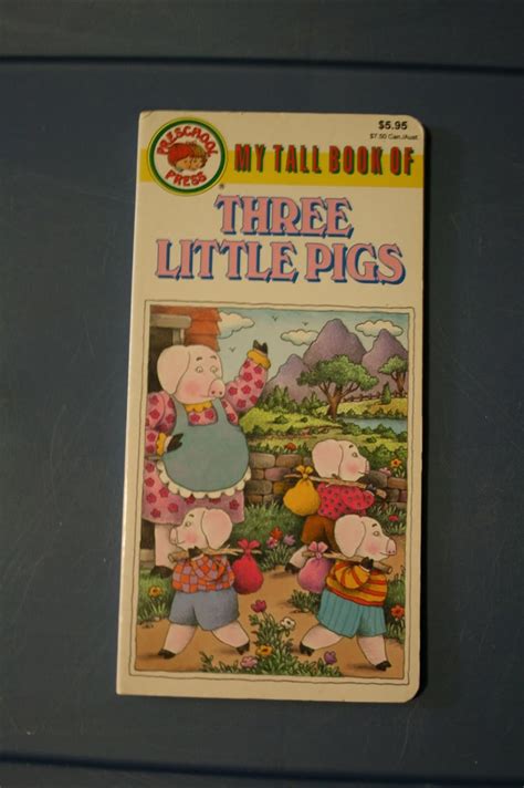 My Tall Book Of Three Little Pigs Preschool Press Books