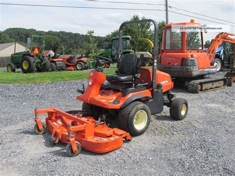 Kubota F3680 4x4 Diesel Front Cut Mower Tractor W 60 Deck