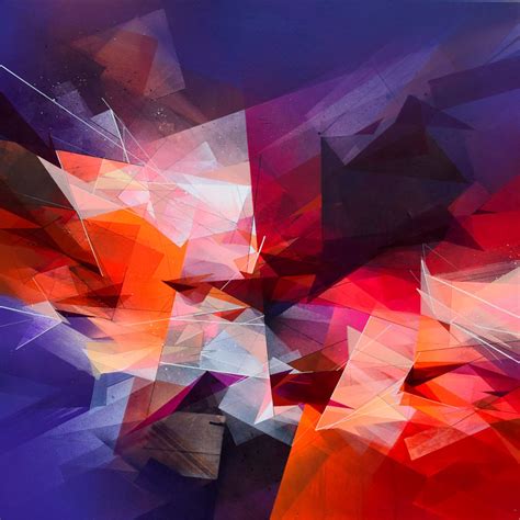 Vibrant Abstract Paintings By Bartek Swiatecki Abstract Painting