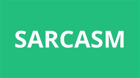 April 12, 2017 by purepronunciation. How To Pronounce Sarcasm - Pronunciation Academy - YouTube