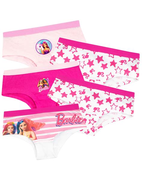 Barbie Girls Underwear Pack Of 5 Multicolor Sizes 6 12