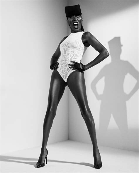 Grace Jones Defies Goddess Logic In Wolford Spring Campaign