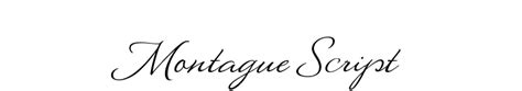 Download Montague Script Font For Free