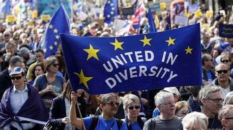 Thousands Take To Streets In Anti Brexit London March Bbc News
