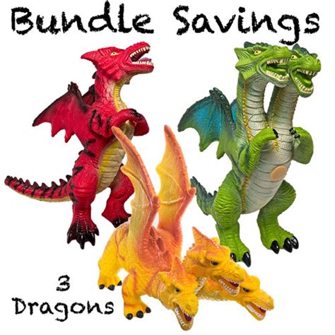 Jumbo Dragon Toys Set Of 3 Talking Turtle Au