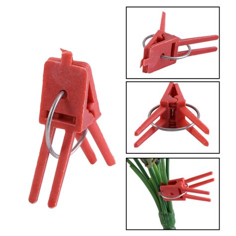 Red Plastic Grafting Clips Plant Hanging Support Best Seeds Online